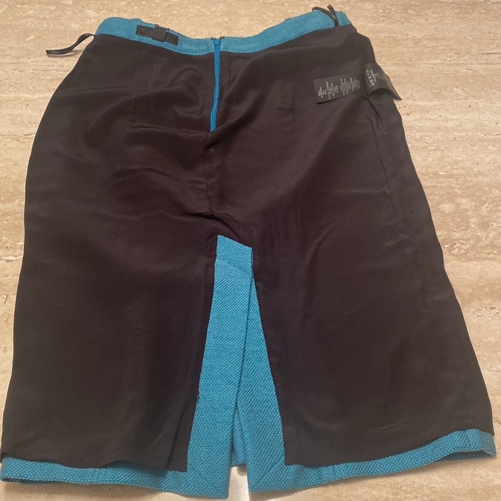 NWT Authentic Burberry Prorsum Teal Pencil Skirt, measurements in photos below. - Picture 12 of 14